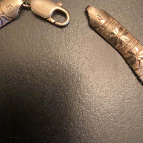 16 inch sterling silver necklace 925 - Picture 3 of 4